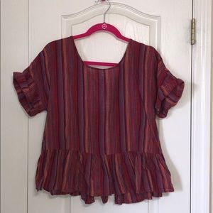 Tie back detail shirt